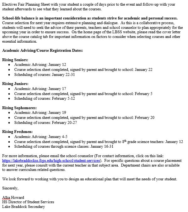 LBHSCounseling's tweet image. Almost time to pick your classes for next year!!  Please read below.  You need to make good decisions because once school begins, there are NO schedule changes.  Go Bruins! 📚  @FCPSLBSS @LBBruins2019 @lbclassof2020 #courseplanning