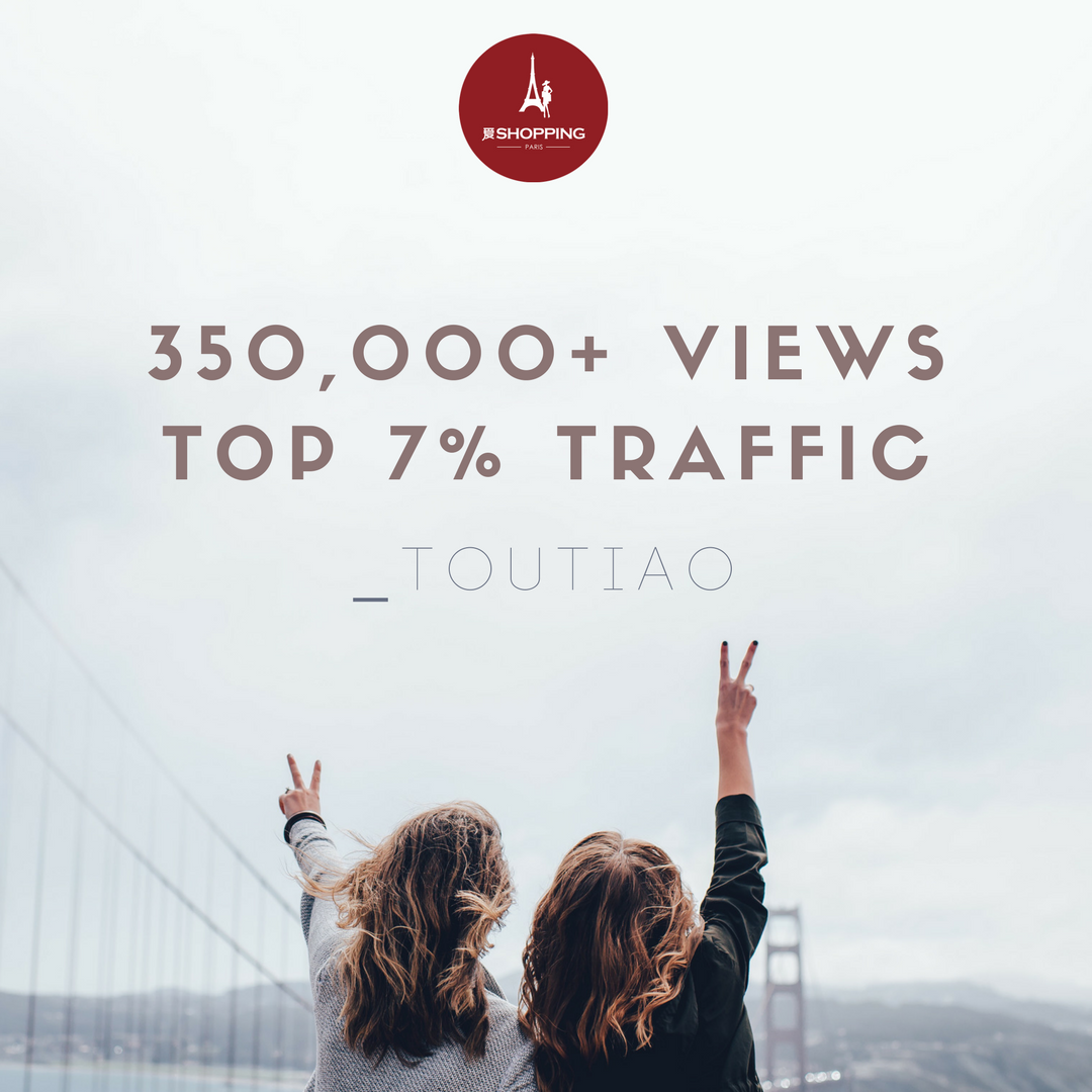 Having accumulated more than 350,000 views, Ai Shopping is ranked among top 7% in regards to page traffic on Toutiao, a Chinese digital news and information platform with more than 120 million active users.

We will continue our endeavour and stay tuned!