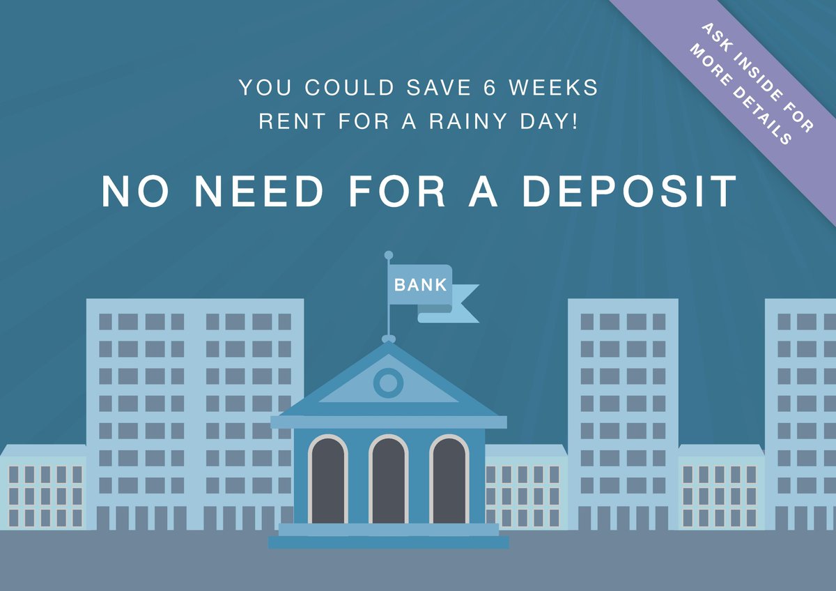 New year new home? Its here!! Leaders are now offering a No Deposit Option on rental properties. Please contact our office on 01332 669911 for more information. #nodeposit