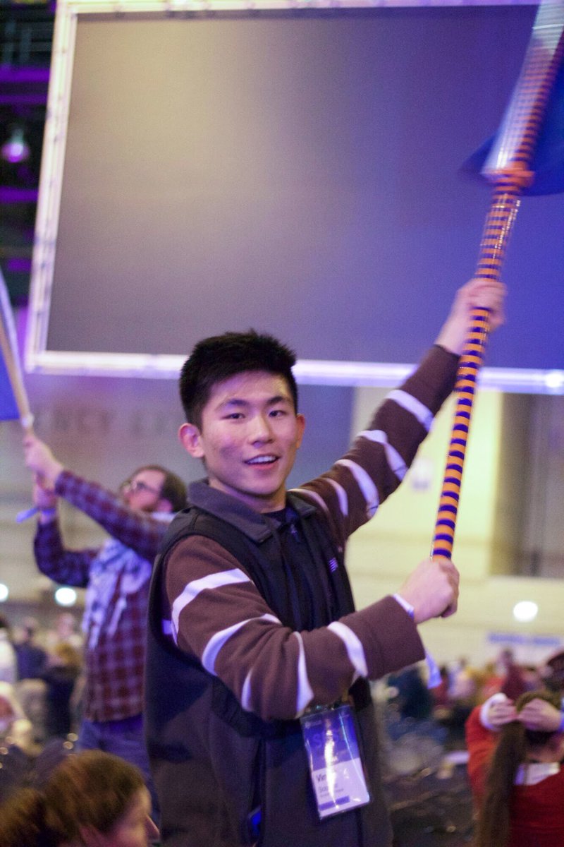 CatholicHoos's tweet photo. HOO will be waiving the biggest flag at #SLS18 ?? #catholichoos https://t.co/IHTAJCsjW1