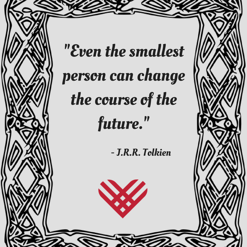 This #JRRTolkienDay, we're reminded that anyone, anywhere can make a tremendous difference. How do you give back? #GivingTuesday