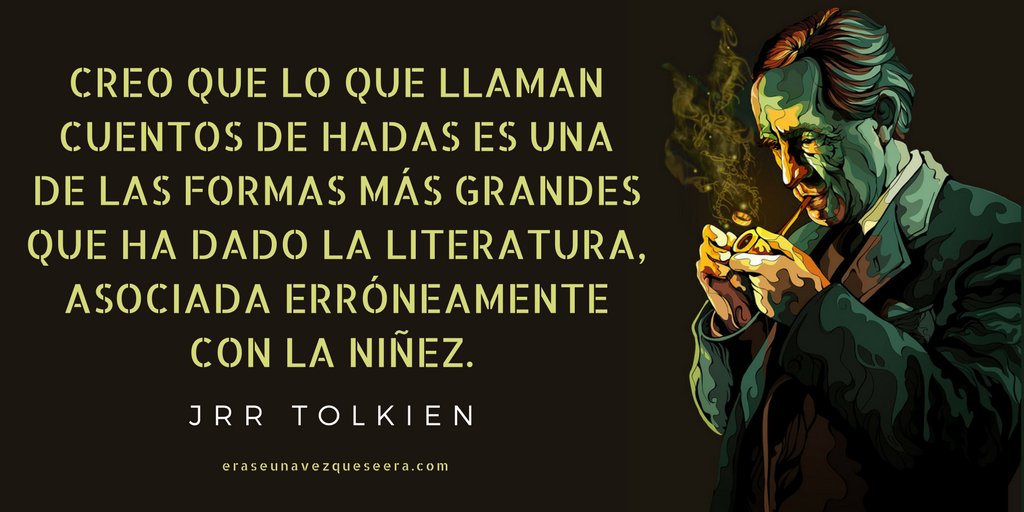 rase1vez's tweet photo. 🗨 "Los cuentos de hadas es una de las formas más grandes que ha dado la literatura". #JRRTolkien, autor de "El señor de los anillos", nacía #taldíacomohoy de 1892. https://t.co/gVA7X9M9LP