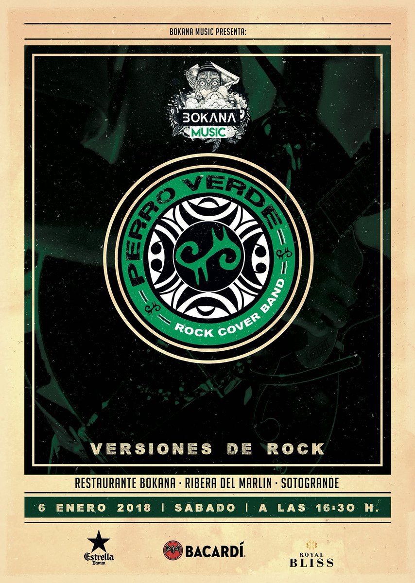 Puratapa's tweet photo. Otro conciertazo que nos traen los reyes a Bokana, SÁBADO 6 DE ENERO, a las 16:30, perdérselo no es una opción. 
@bokanamusic Sotogrande El Mercado de Levante, Marina Sotogrande #aquihastaelfinal #enbokananosepara https://t.co/FQ013JFhJt