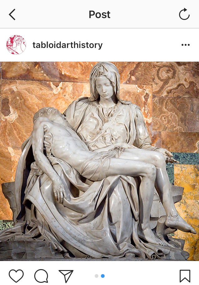 TabloidArtHist's tweet photo. ✨NEW POST: ✨ As part of our series discussing potential inspiration attendees might draw from for the Met Gala’s 2018 theme of ‘HEAVENLY BODIES: FASHION AND THE CATHOLIC IMAGINATION’, we look at PIETÀ a la Beyoncé and Michelangelo.

⬇️⬇️⬇️

https://t.co/mbA4CUqwII https://t.co/b9riwsztD2