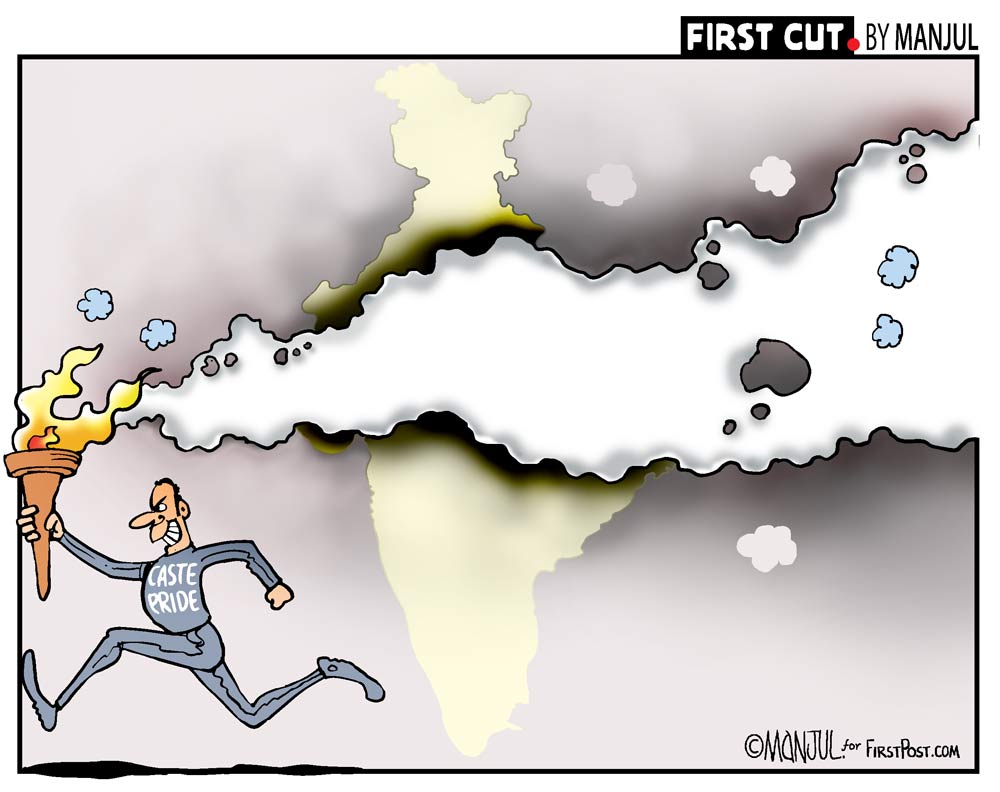 sjeeva26's tweet photo. #CasteClashes #BhimaKoregaonViolence #CastePride
#ManjulCartoon https://t.co/EcOZpjsCwd