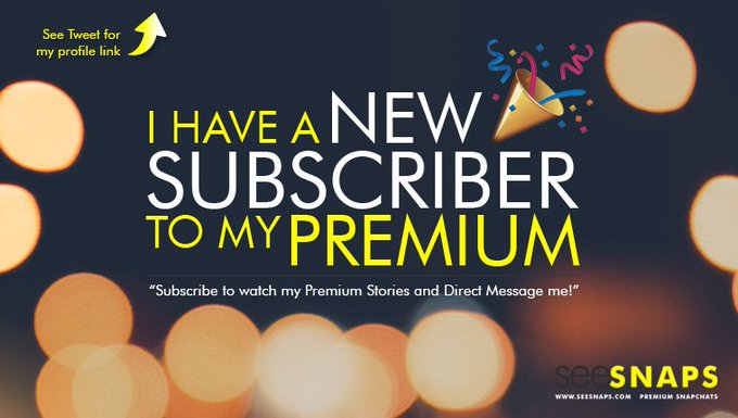Yey, another new subscriber to my private story. Click here to view my @see_snaps profile: https://t