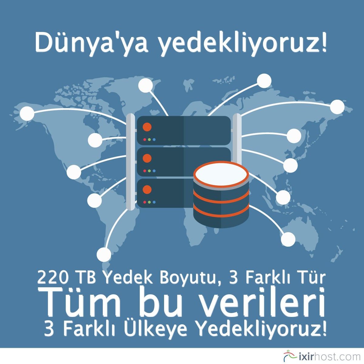 ixirhost's tweet photo. Verilerinizi önemsiyoruz; 220 TB yedeği 3 farklı türde 3 farklı ülkeye yedekliyoruz! Detaylar : https://t.co/QRzJbWO1Vf
--
#backup #yedek #hosting #ixirhost #server #domain #alanadi #turkeyhosting #cloud #dedicatedserver https://t.co/VJUpvr6BCB