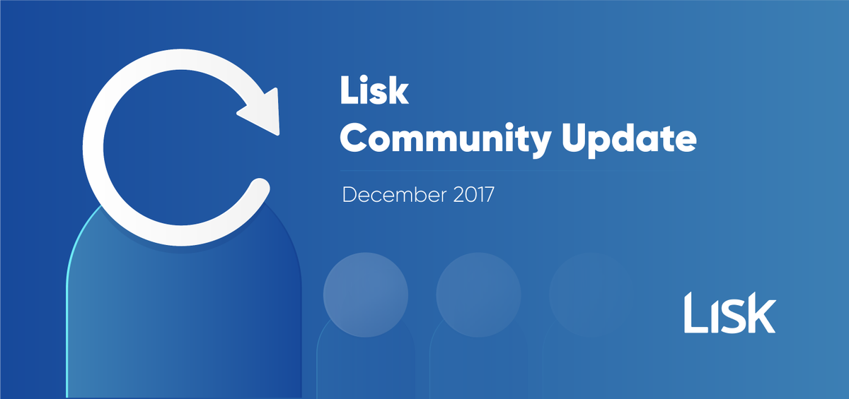 Lisk's tweet photo. Another month, another #Lisk Community Update! 💡👩‍💼 Find out everything about December at HQ, including new releases, community growth and marketing milestones. #blockchain #cryptocurrency https://t.co/L4BuywyiNc https://t.co/6epmTwgVq4