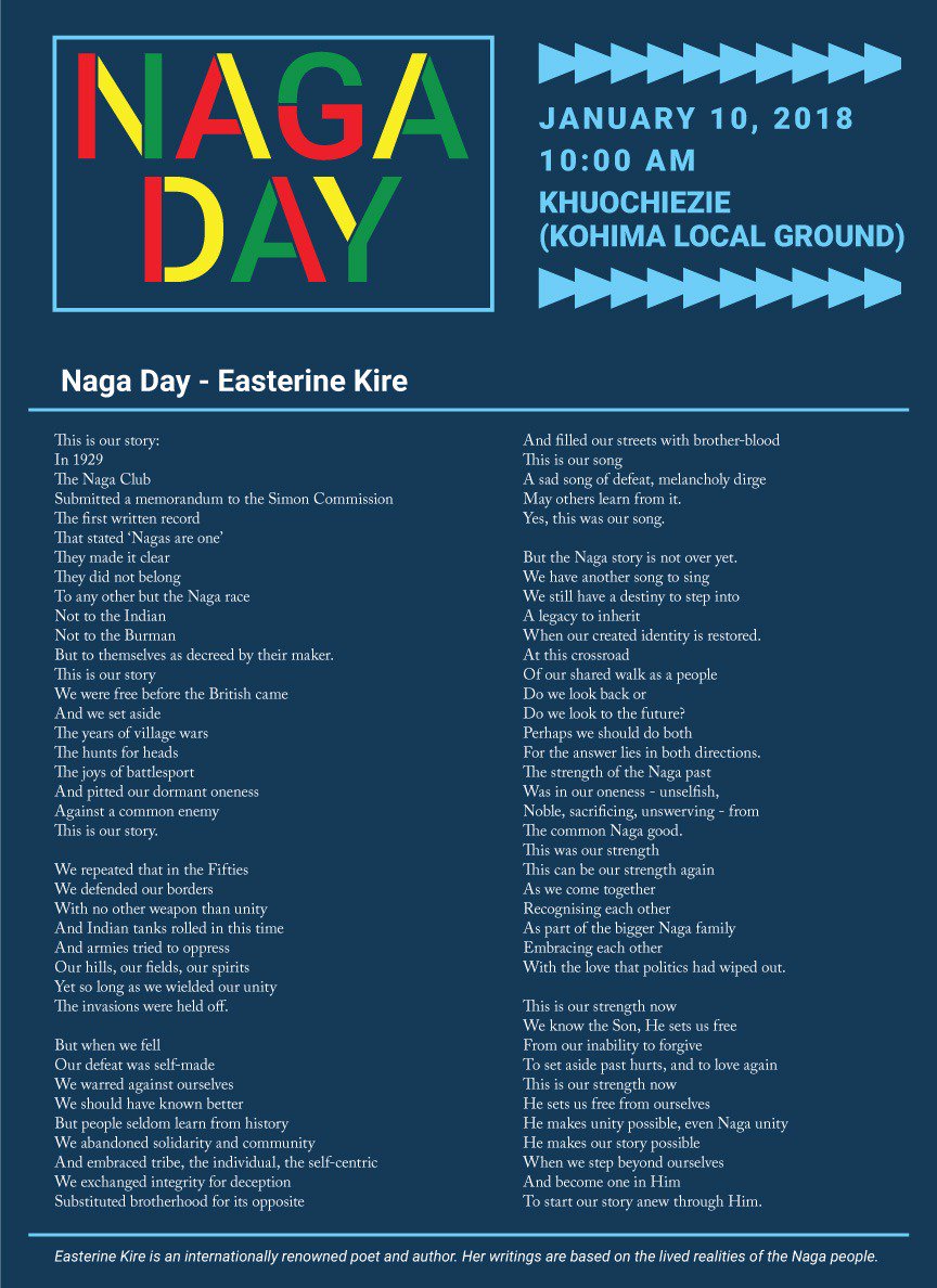 morungexpress05's tweet photo. #NagaDay Poem by Easterine Kire https://t.co/Uf1DpJf6rC