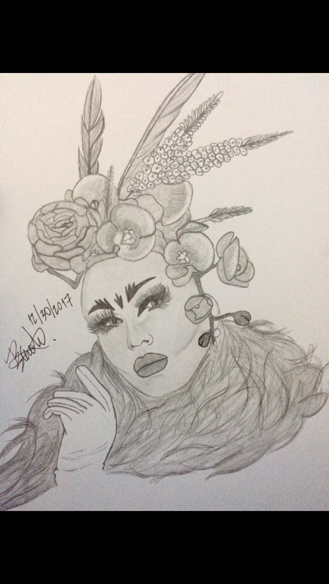 brendocesarfrei's tweet photo. @sasha_velour hope you liked honey, xoxo #Sasha_Velour #Art #Drag #Draw #RuPaul https://t.co/DWxXq0JgtC