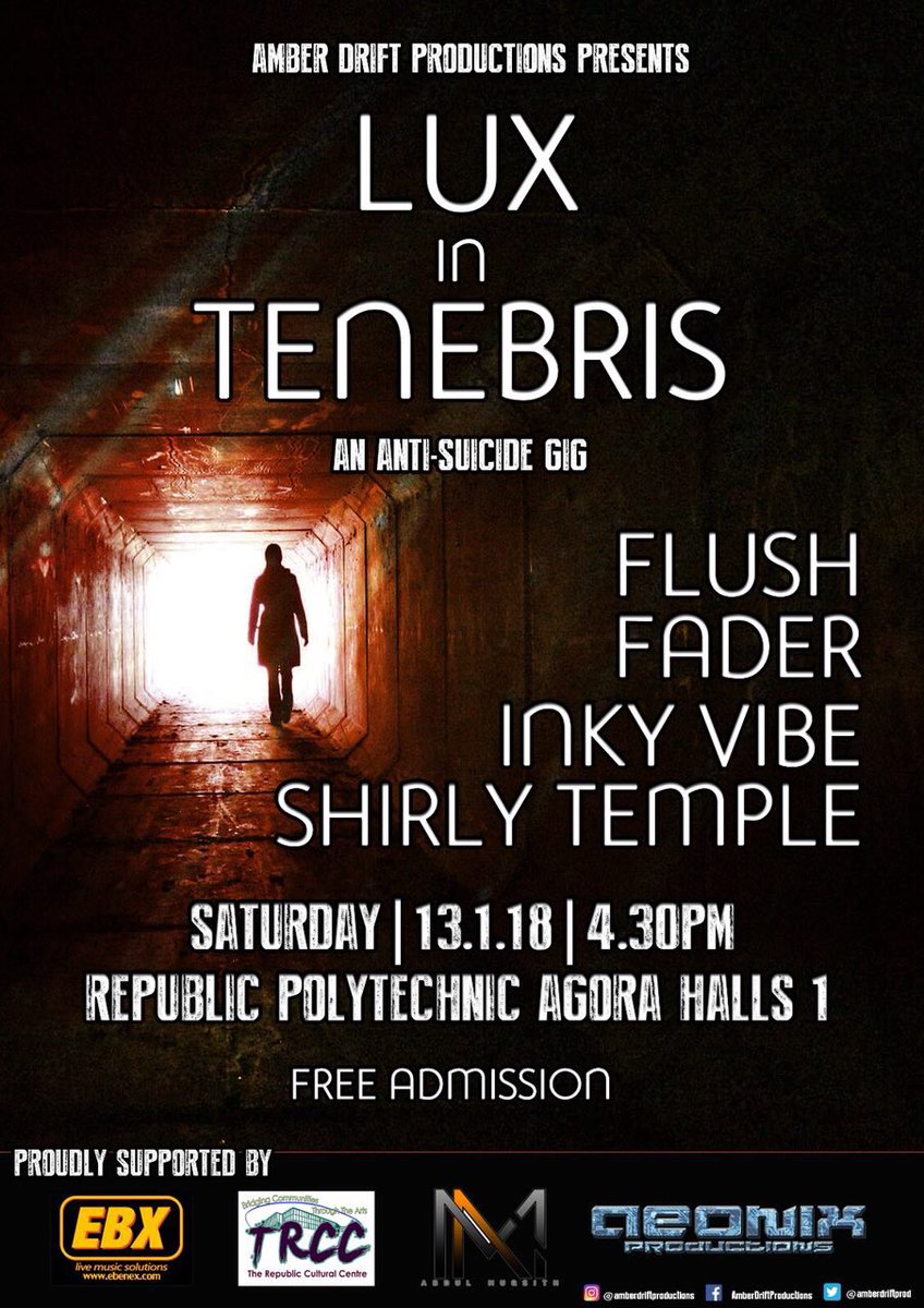 faderpoppunk's tweet photo. Playing our first show this year and it's free entry! Head down over to Agora Hall 1 @ Republic Polytechnic and hang w/ us! https://t.co/3TfCHt2O3i