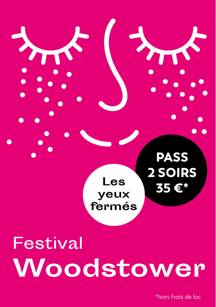 🎁Vous n'avez pas eu assez de cadeau à Noël ? 🎁
Retrouvez le Pass les yeux fermés à tout petit prix! 35€ pour 2 SOIRS et 3 JOURS remplis de musique, d'animations et de soleil! (vend 31.08 + sam 01.09 + dim gratuit). Offre valable jusqu'au 15.01. 🎫urlz.fr/6j14