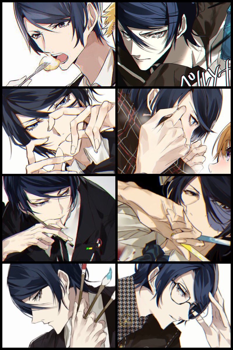 男子まとめ これの2倍くらい作れそうだった……どれだけ描いてたんだ 