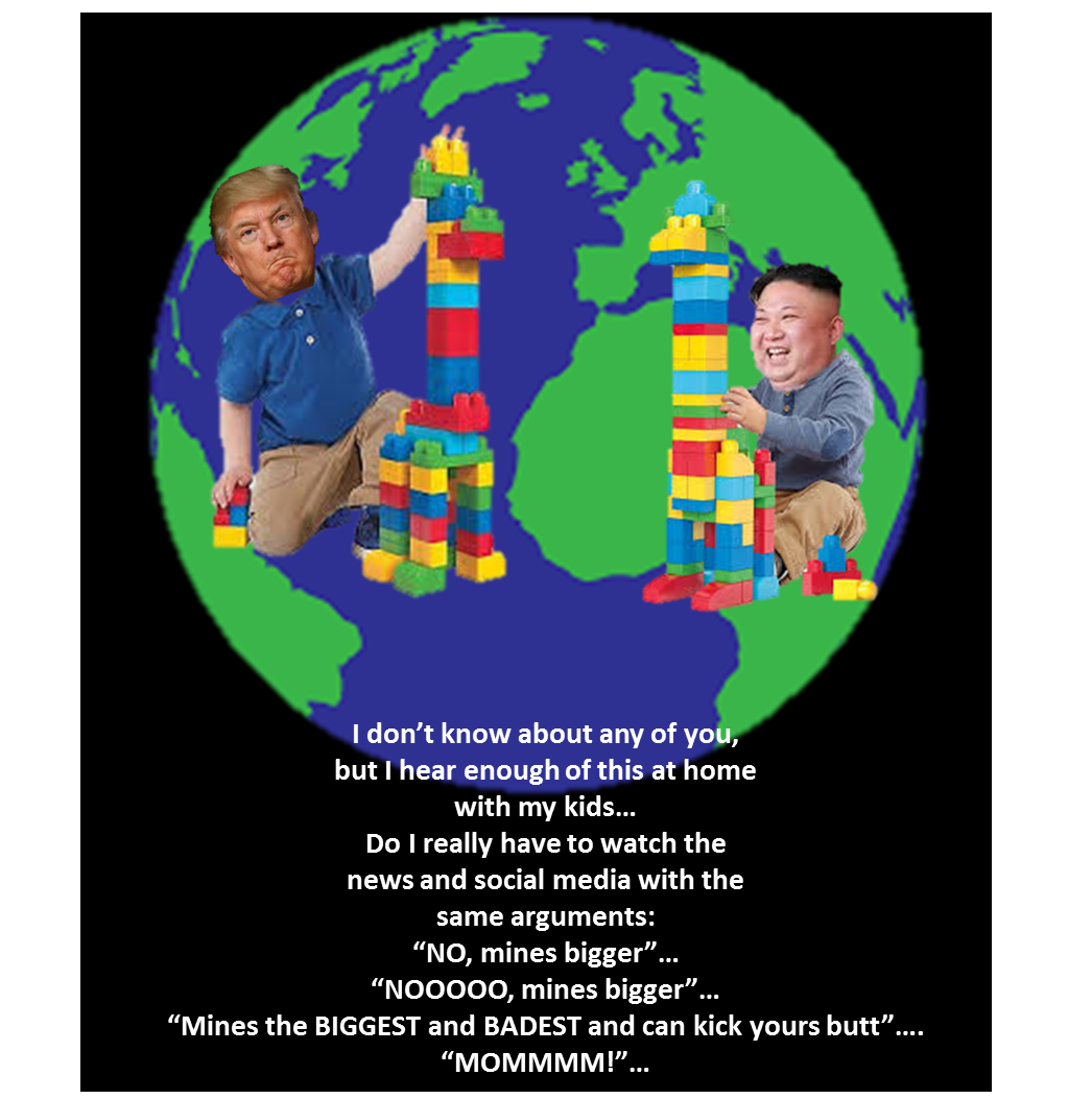 #NuclearButton Man this sounds like my house when the kids are arguing.... #SoSad