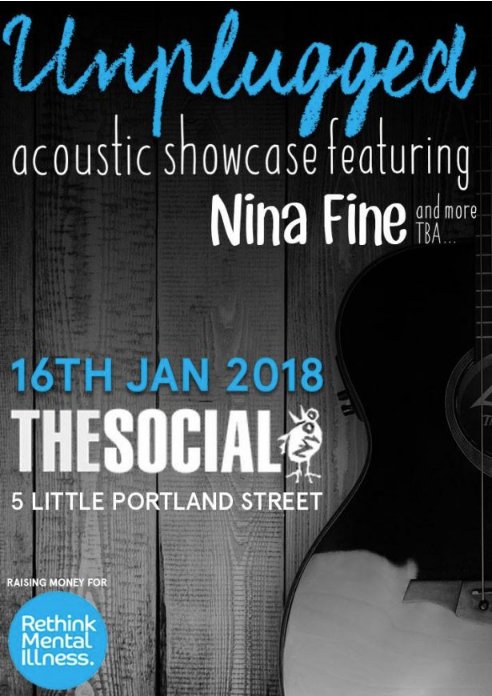 TONIGHT: <a href="/NinaFineMusic/">Nina Fine</a> is performing a special unplugged show as part of <a href="/Rethink_/">Rethink Mental Illness</a>'s fundraiser night. bit.ly/2lMbQQe
