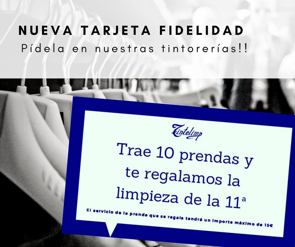 Tintelimp's tweet photo. ¿Aún no tienes nuestra tarjeta? Pídela en nuestras tintorerías y te REGALAREMOS la limpieza de una prenda
#tintorerías #tintelimp #limpieza #lavado #planchado #jerez #promoción #oferta https://t.co/aKQPRsAPvS