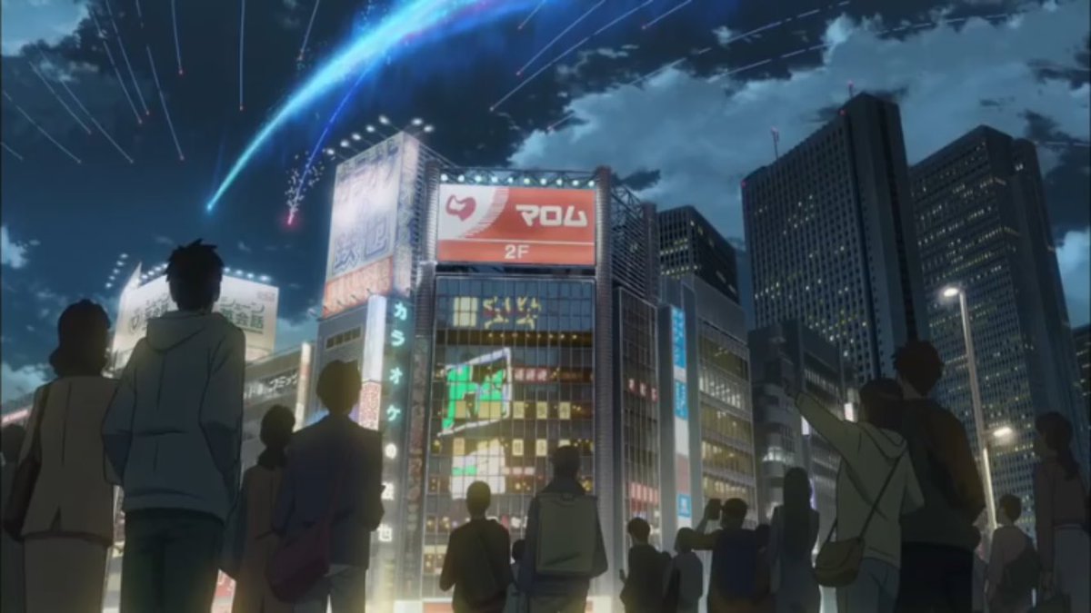 君の名は 新海監督からのマニア向けクイズ 映画中に１カットだけ 言の葉の庭 のタカオ 画像の少年 が出てきます Togetter