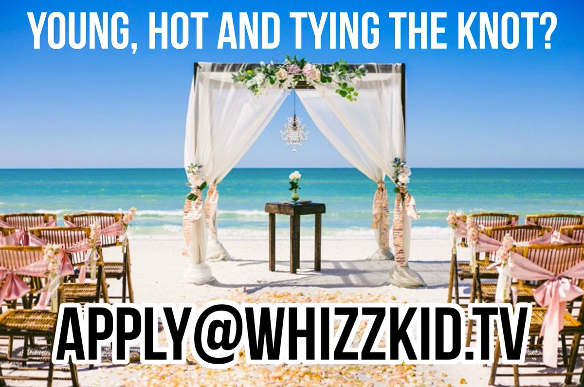 WhizzKidCasting's tweet photo. FREE WEDDING IN PARADISE?! New reality series looking for engaged sexy AF couples! 🌴🌞 😍

APPLY NOW! 
email: apply@whizzkid.tv

#mtv #casting #reality #engaged #engagement #wedding #CelebrityBigBrother #CBBUK #CBB https://t.co/b2C2YWZ1dP
