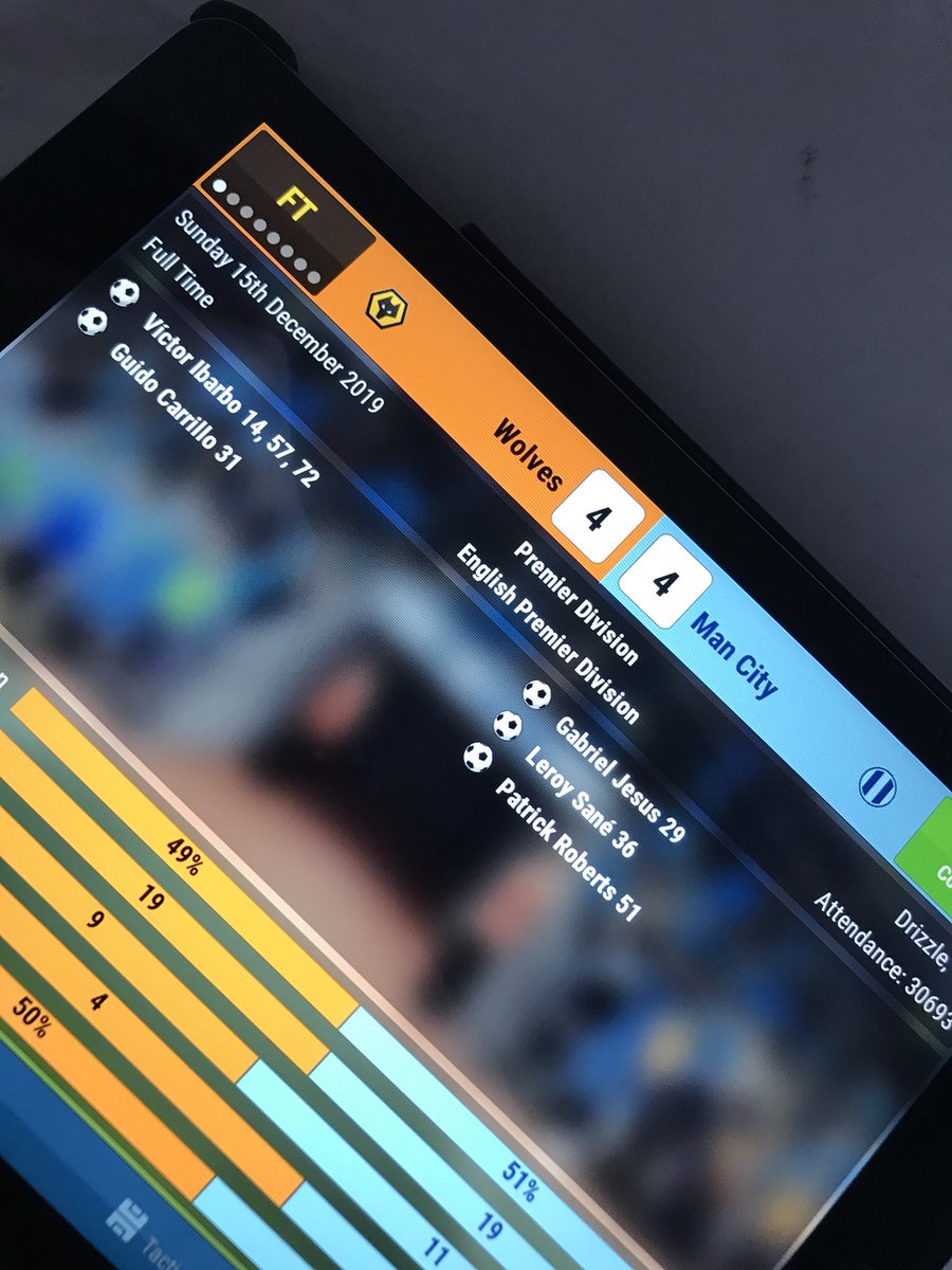 DJMattyM's tweet photo. @FootballManager 4-4... please do explain this... https://t.co/O7YCubKGHY