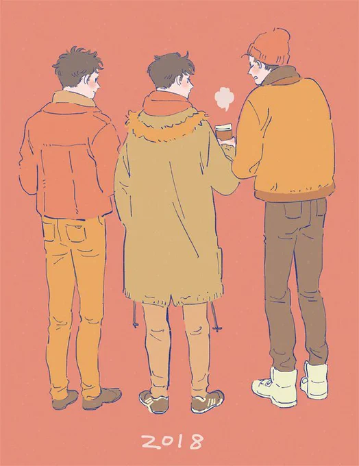 今年も陸たちを沢山描きてぇなという気持ち… 