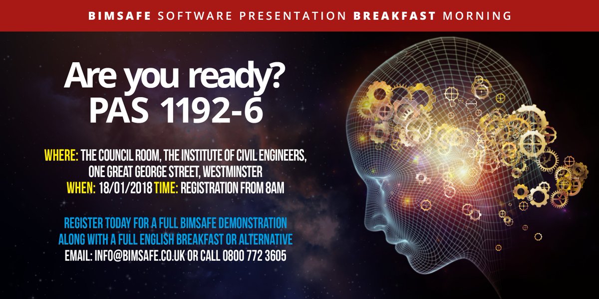 BREAKING: Our first breakfast meeting takes place this month on the 18th @OGGSVenue London. For more information &amp; to book your FREE place including BREAKFAST 👇

DM, email info@bimsafe.co.uk or call 0800 772 3605