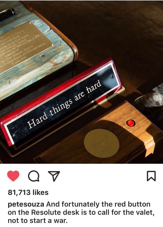 PlayDagger4Me's tweet photo. 😂 #TrumpsBigButton For those without Instagram: https://t.co/rOCPak1BE0