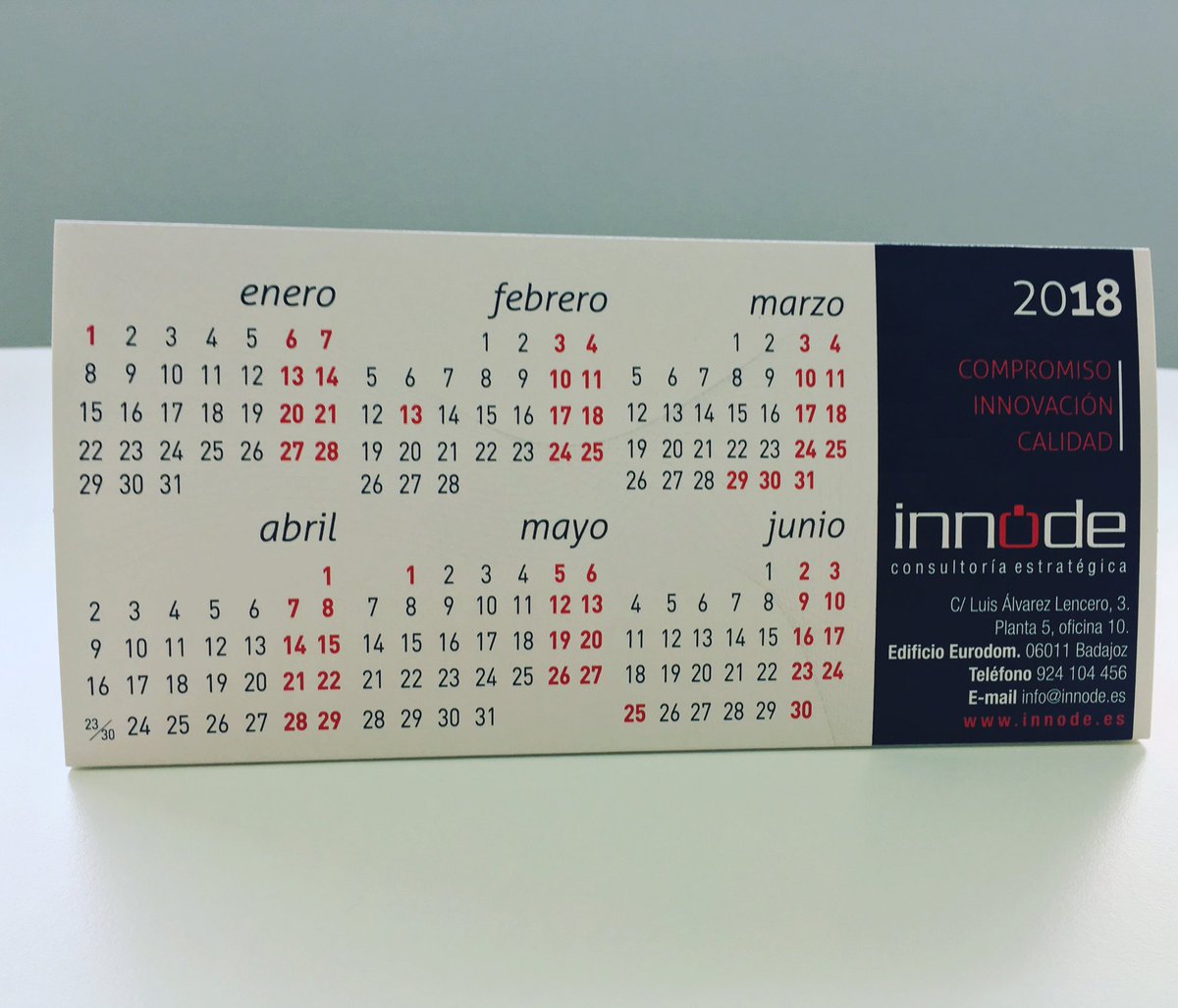 InnodeSL's tweet photo. Volvemos con más fuerza que nunca. #noscomemosel2018 #innodeconsultoria #consultoria #consultoriaestrategica #innode #SoyunInnoder #2018 #extremadura https://t.co/HHCZybSx6R