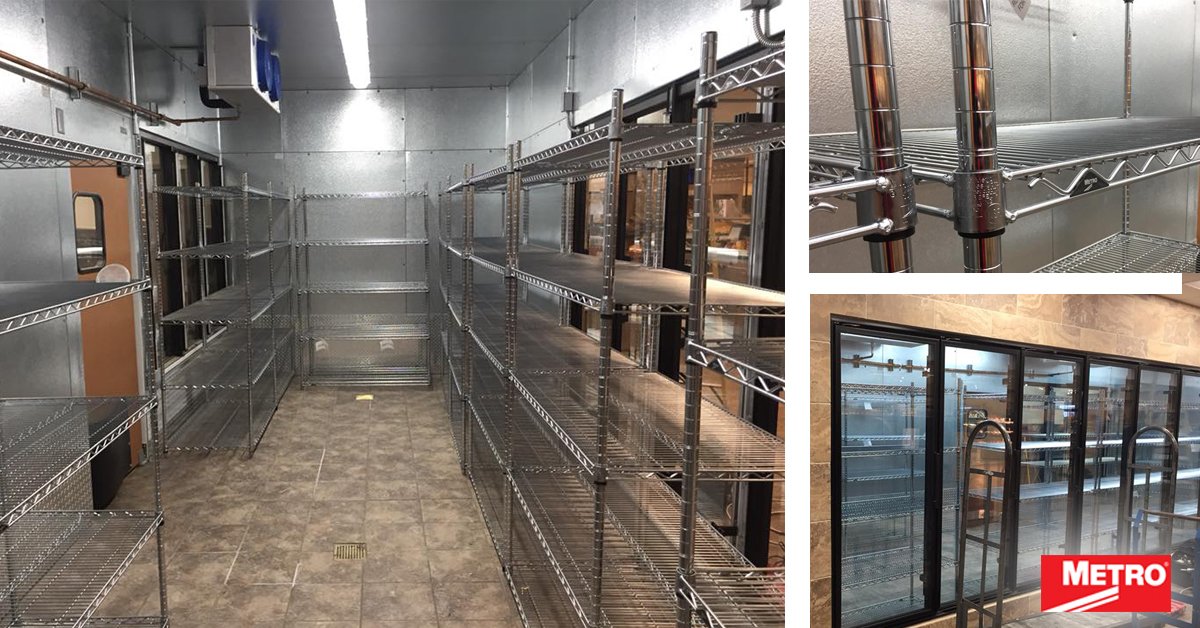 New cooler installation in ShopRite. Truly the next generation of storage and display shelving. Fun to spot Metro when your doing your weekly shopping. Cant wait to see it in use when complete. #metroshelving ow.ly/RSWI30hytEL
