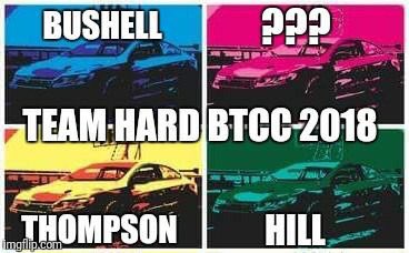 tonygilham34's tweet image. The 4th driver for @TeamHardRacing in @DunlopBTCC will be announced at 4pm today. Who will it be?