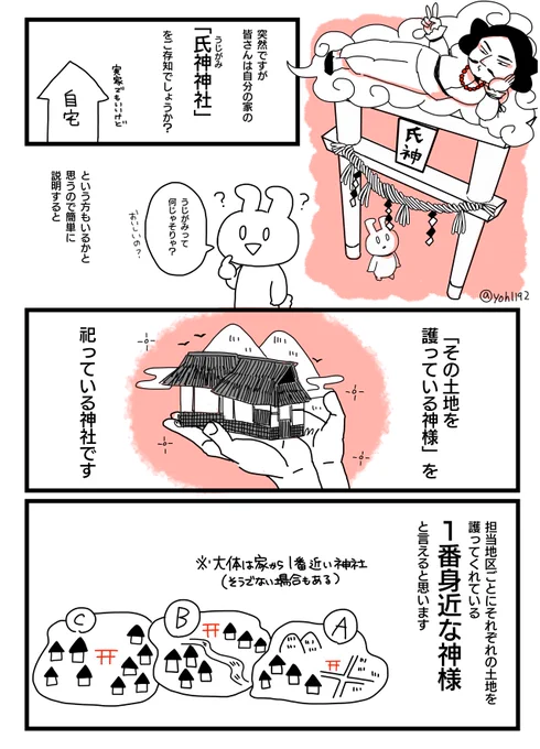 氏神神社を探したのでまとめたレポ漫画(1/4) 