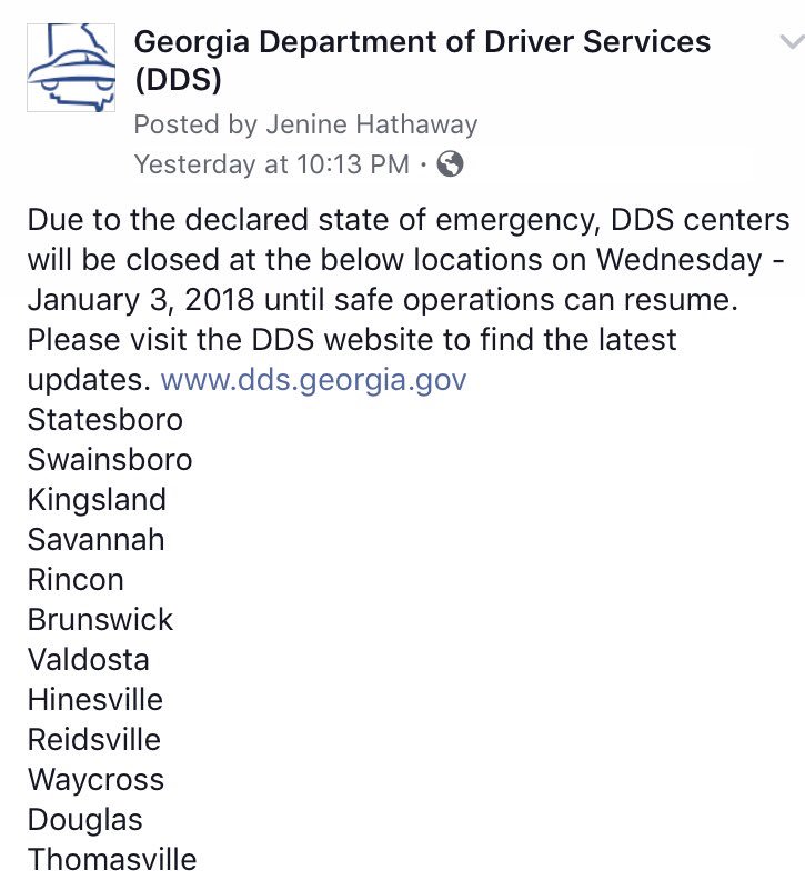 Georgia Drivers License Font Size