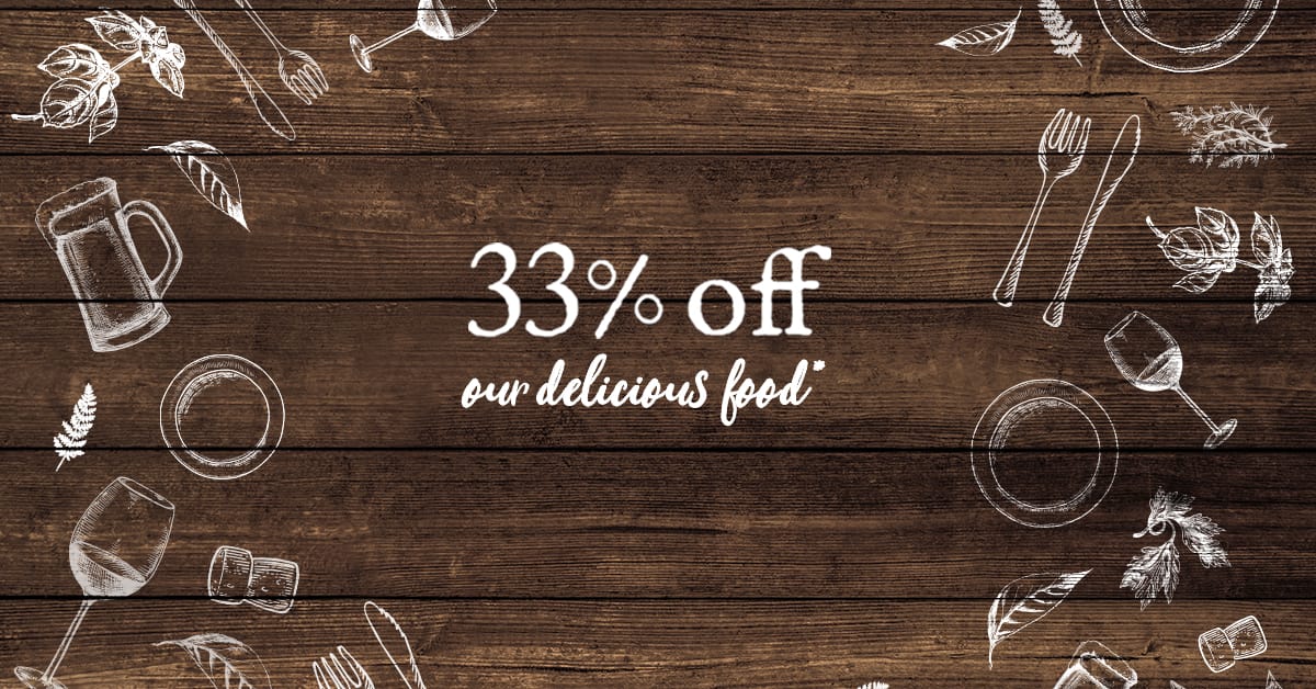 Beat the January Blues! Here’s a treat from us, especially for you. Enjoy 33% off your food bill at any Vintage Inns. Claim your offer today and use it by Sunday 14th January 2018. 

Claim it now: bit.ly/VintageInns-33…