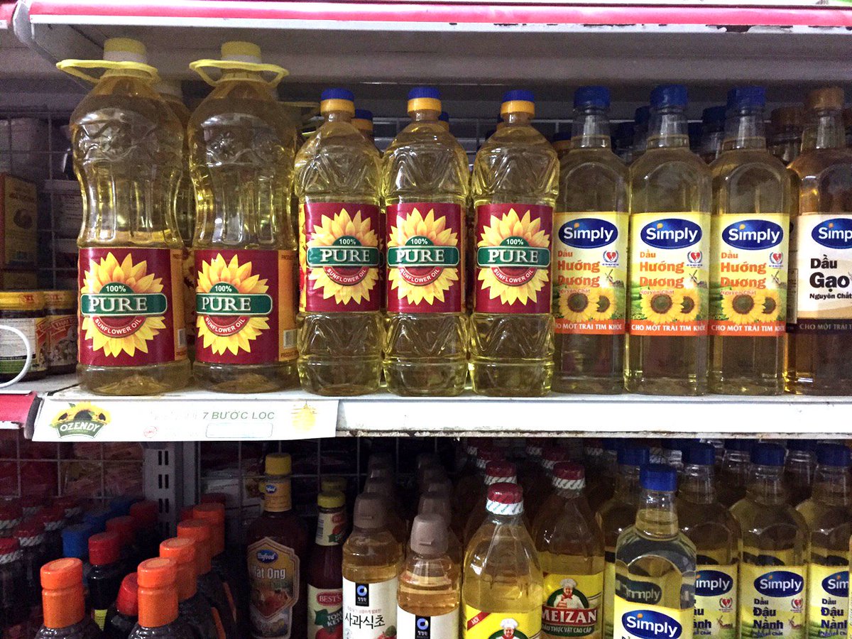 GoldenSunOil's tweet photo. Pure™ refined deodorized sunflower oil .
Country of Origin Ukraine .
Representation on Vietnam market.
#GoldenSun™ #sunflower_oil #cooking_oil #vegetable_oil #refined_sunflower_oil #pure_refined_sunflower_oil #sunflower_oil_export #exporter_sunflower_oil #pure_oil https://t.co/cW9bcj0pyT