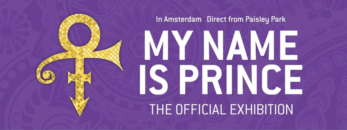Next stop for our #MyNameisPrince exhibition is....#Amsterdam! 💜
Running from March the 8th - June 8th!  
Tickets can be bought here 👉
mynameisprince.amsterdam
#Prince