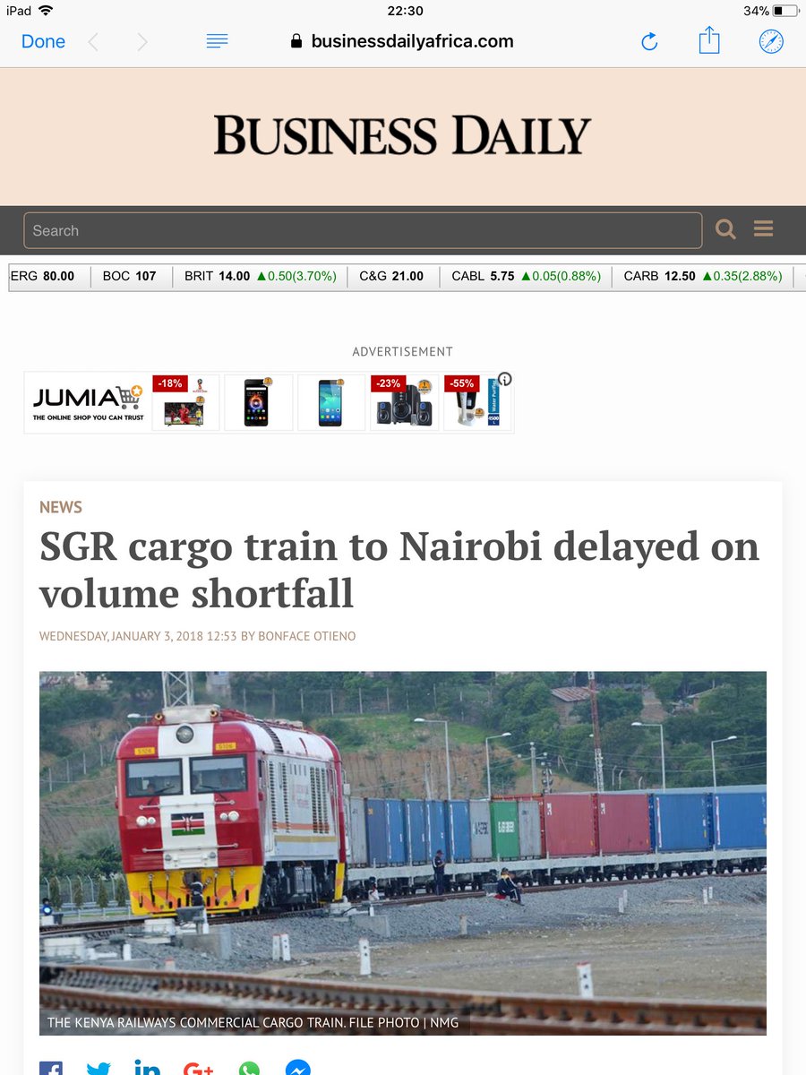DonaldBKipkorir's tweet photo. Kenyans need to have an open, transparent &amp; patriotic debate on SGR ... Did the Chinese impose a project on us?  In Ethiopia &amp; Djibouti, they built electric trains &amp; HUUGE factories making Ethiopia fastest growing economy in Africa .. In Kenya, they only gave us a diesel train. https://t.co/Wpvc1TsfcW
