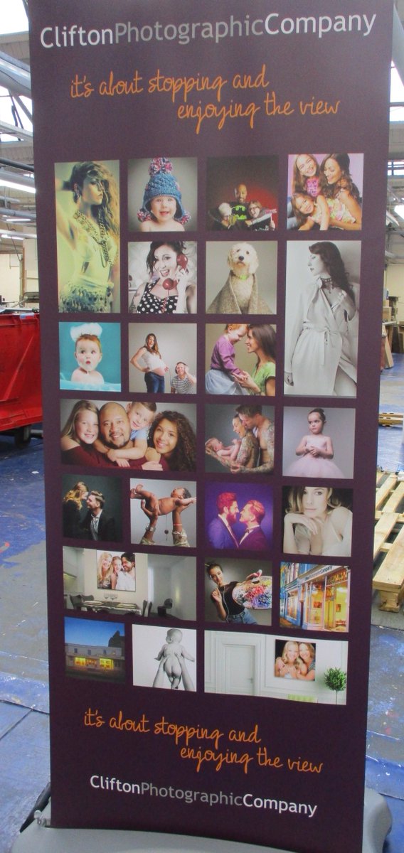 A great banner printed for Clifton Photographic Company