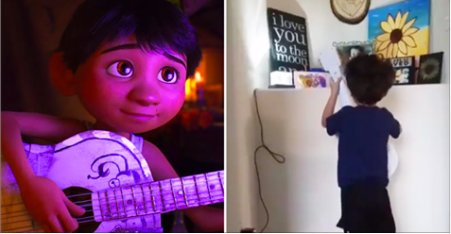 A little boy sang a 'Coco' song to honor his late baby sister in a heartbreaking video 💔trib.al/3rAG3l4