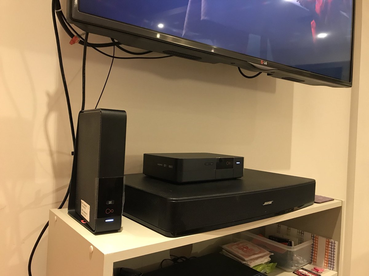 wearz's tweet photo. After 8 months of running down the #BTInfinity contract since I moved I now have #VirginMedia with HD + bells and whistles. I had to take a photo as BT was so sh!t I finally feel like I’ve escaped being back in the 80’s. Unless you wear flares + sideburns stay clear of BT! https://t.co/mKhtWDbDpm