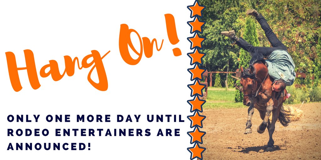 DomainBuilders's tweet photo. Don't worry, Houstonians! Tomorrow's the day!
#DomainBuilders #HLSR #HoustonRodeo #GreatnessSupportsGreatness #ForTheKids https://t.co/k4w3HggN8U
