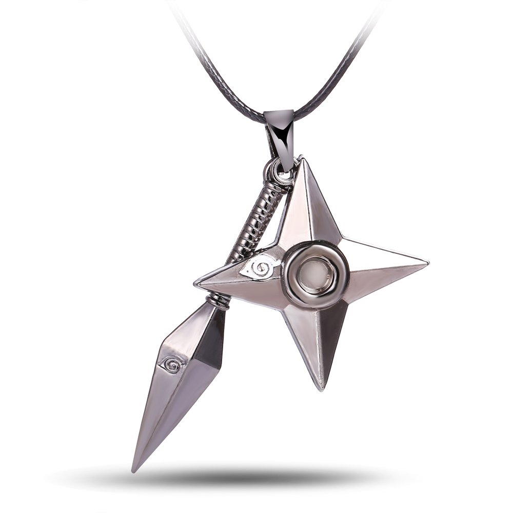BorutoStore's tweet image. #narutoshippuden Naruto Kunai and Shuriken Necklace borutostore.com/product/naruto…