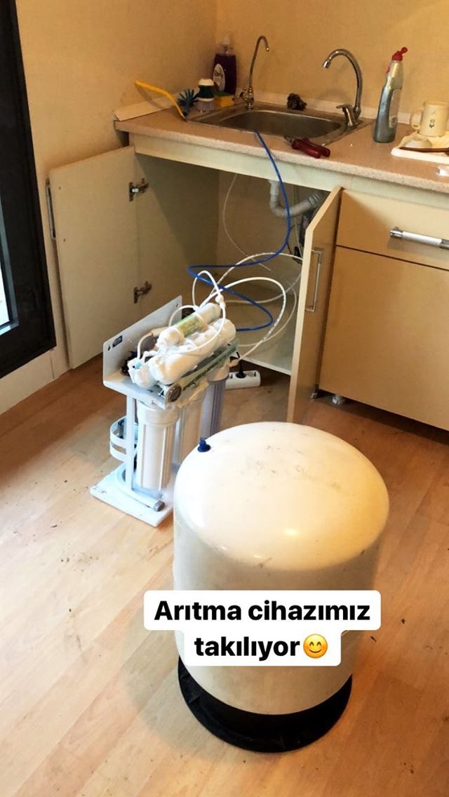 Arıtma cihazımız an itibariyle takıldı, çayımız kahvemiz sizleri bekliyor, büyük açılışa az kaldı