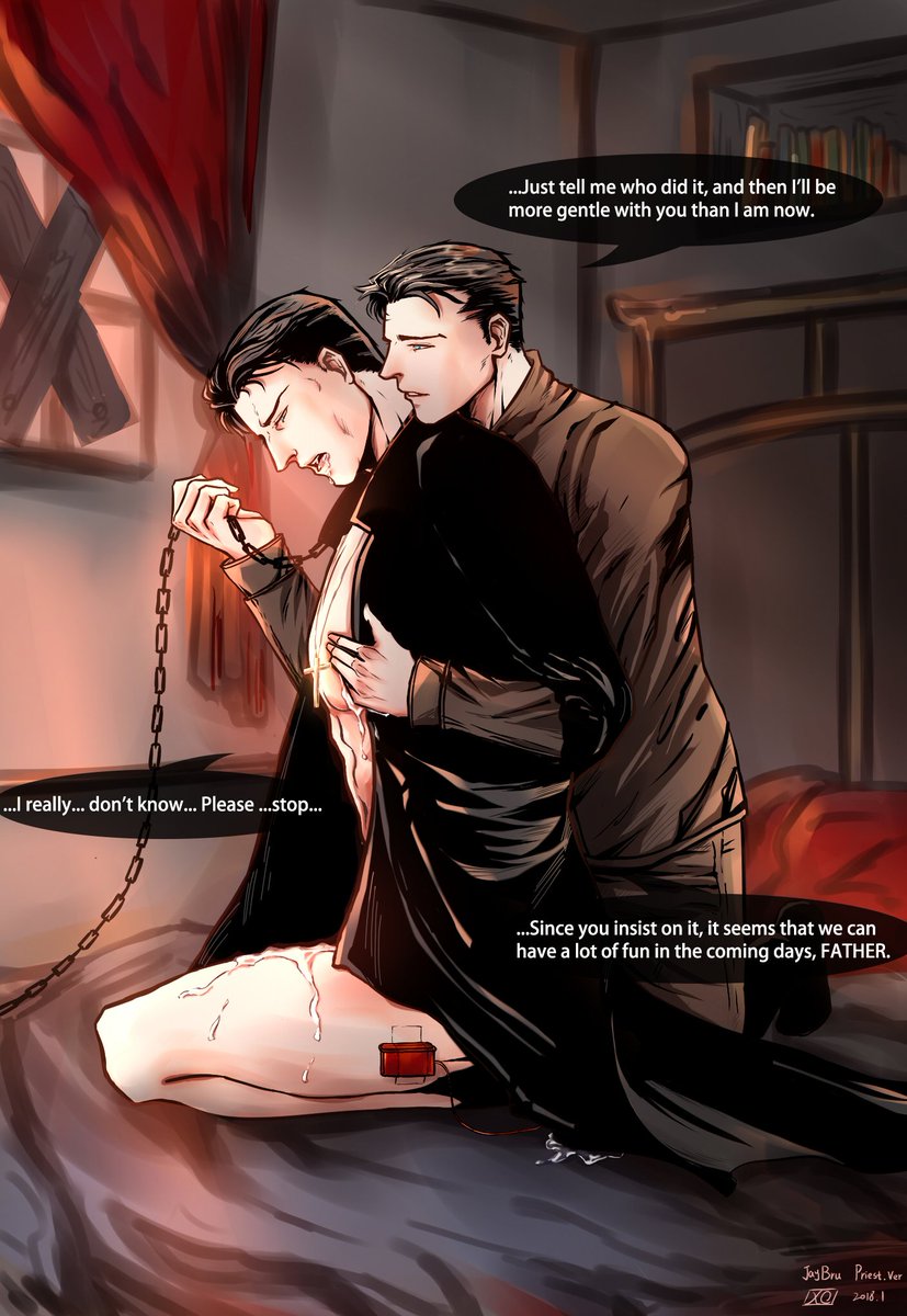xuekui_XQ's tweet photo. #jaybru 
A birthday gift for my friend who wants Jaybru.

Lactate＋False pregnancy＋Priest.ver

My friend has set a specific story frame, and I won't talk about it here, because it's a long story and has a lot of details. https://t.co/pAjHldbnEe
