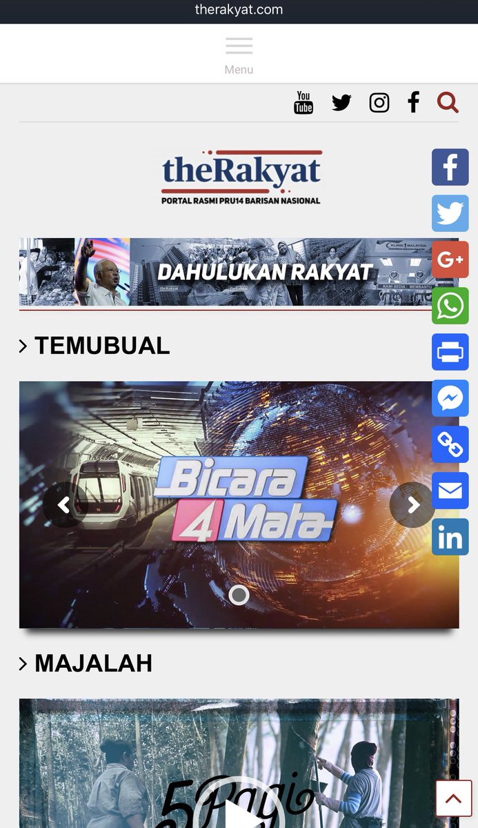 ahmadmaslan's tweet photo. Sila layari portal terbaru mengenai #BarisanNasional di https://t.co/6vcygGE6am yg dilancarkan oleh PM @NajibRazak di #PWTC mlm ini. Jangan lupa juga utk layari portal #UMNO di https://t.co/GQpkJgEssE yang telah dimulakan beberapa tahun dahulu. Terima kasih kerana beri sokongan. https://t.co/K8QsyhEi2N