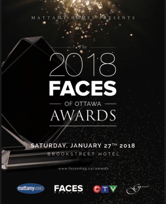 facesottawa's tweet photo. Voting is now open for the 2018 Faces Awards - can vote once per day per IP address at https://t.co/pcADeS1eSS between today and Jan 24th. Winners announced at the event @BrookstreetOtt - today is last day for Early Bird priced tickets 🏆 #2018FacesAwards #Ottawa https://t.co/nPrlvm23Kd