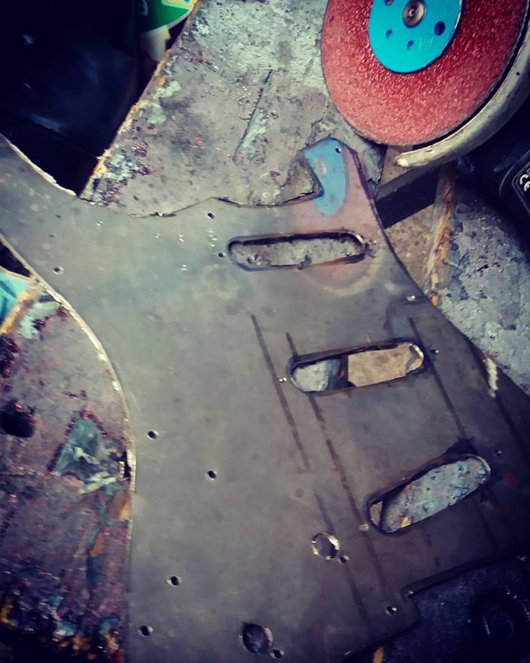 BadDogPaintwork's tweet photo. Lets make things! Follow for progression shots #guitar #steel #scratchplate #steelguitar… https://t.co/zvpoImADiw https://t.co/2KvTvntnrs