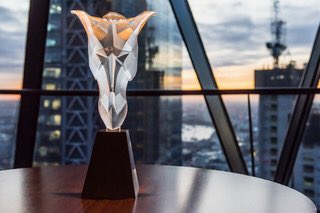 #Happy2018 from #opusart ⭐️ Don't miss our fabulous exhibition #norhymeorreason 💎 Closing this Friday, 5th Jan! At <a href="/SearcysGherkin/">Searcys at The Gherkin</a> @Searcys 📷by @VOUZPhotography | In collaboration with <a href="/GXgallery/">GX Gallery</a> | #martinfoot #crystal #sculpture <a href="/luxurylifestyle/">Luxury Lifestyle</a> <a href="/TimeOutLondon/">Time Out London</a>