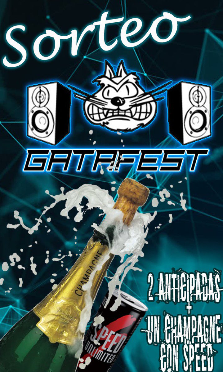 GataFest's tweet photo. Ya te enteraste ? Estamos sorteando entradas + Champagne + 2speed 
Que esperas para particiar de este sorteo ? Anda a instagram y seguí los paso.                            https://t.co/UPVS9rPy3q https://t.co/CejwMxeALs