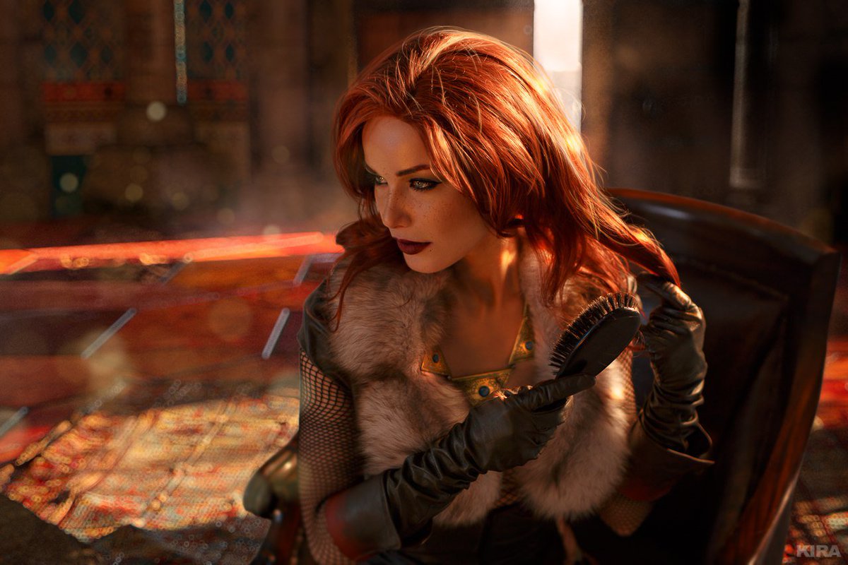 thewitcher's tweet photo. Triss:  Maria Hanna Cosplay (https://t.co/HMZj0DWnR7) 
Photos: @kmitenkova https://t.co/XlXFweRxBt