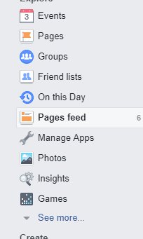 RocketLocksmith's tweet image. Are you a Facebook user too?

Did you know that Facebook only delivers a tiny proportion of posts to your news feed.

To see more posts from pages you follow (and not just what FB decides to show you), click the "page feed" button on the left hand side of your home page.