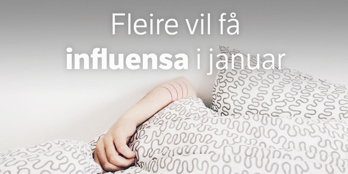NRKno's tweet image. Hvis du ikkje hadde influensa i romjula, kan det vere din tur no: nrk.no/1.13848967
